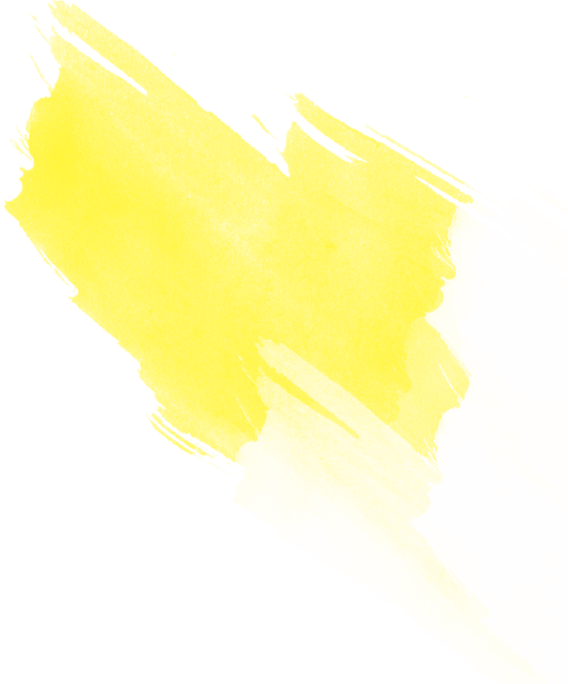 Yellow paint stroke